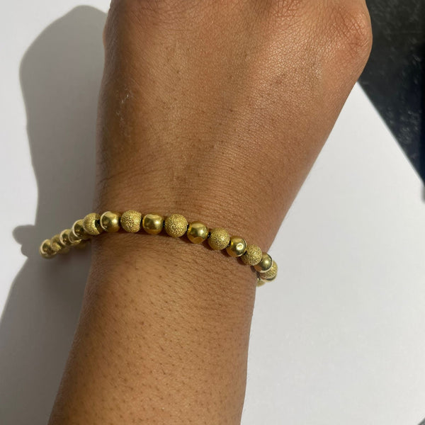 Bracelet Maille Marseillaise Or Jaune 18K 6.35g