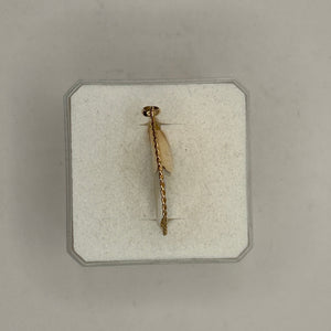 Pendentif Médaille Or Jaune 18K avec Dent de Requin