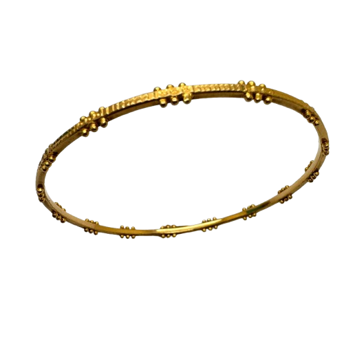 Bracelet Travaillé  Jonc Or Jaune 18K -  9.20 Grs
