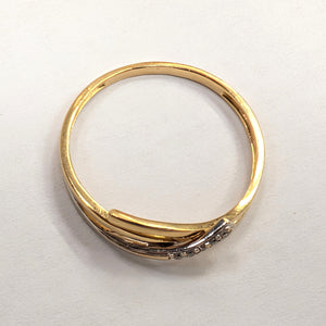 Bague en Or Jaune 18K Taille-55