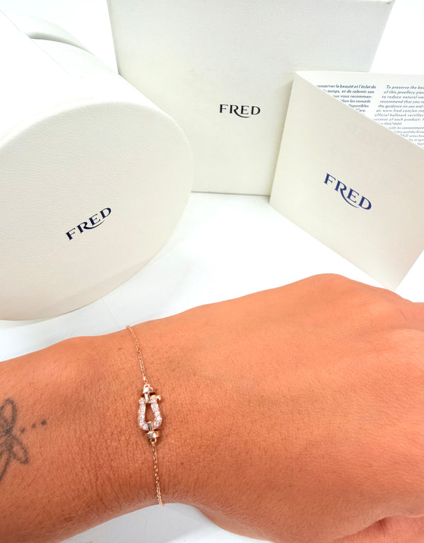 Bracelet FRED en or rose 18 K -  2.25 G
