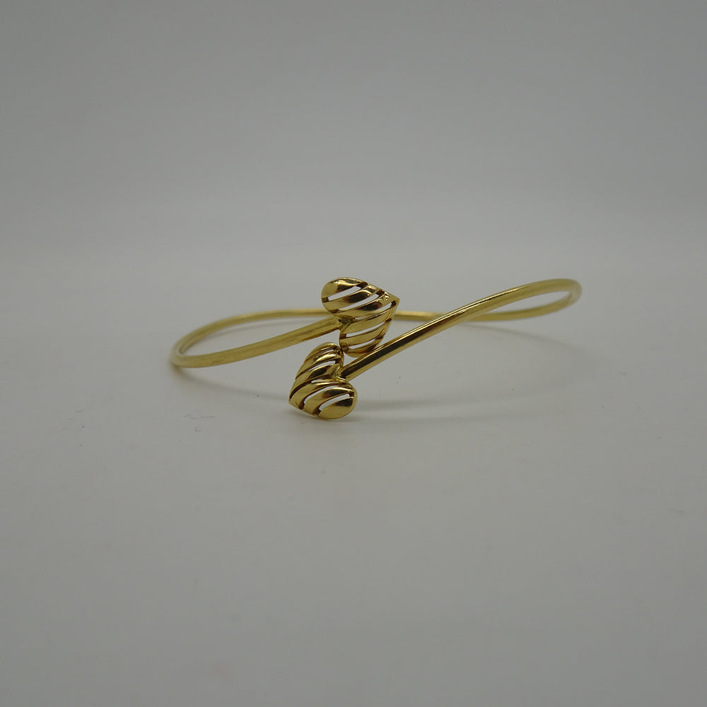 Bracelet jonc en or jaune 18K 3.70 Grs