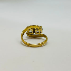 Bague en Or Jaune 18K Taille-52