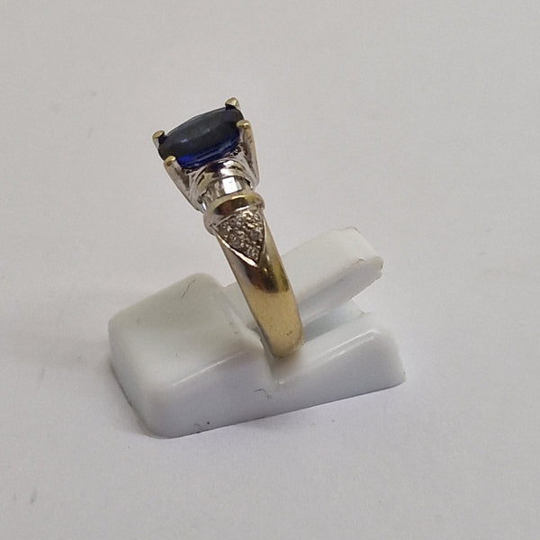 Bague Ancienne en Or Jaune 18k Taille-49