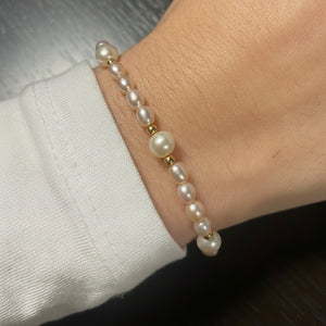 Parure en Perles Or Jaune 18K - 9.78 G