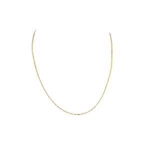 Collier Sautoir Marine Or Jaune 18K 1.28 Grs