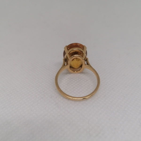 Bague en Or Jaune 18K Taille-57