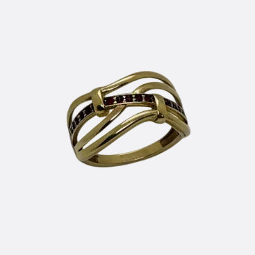 Bague en Or Jaune 18k - 3.30 G