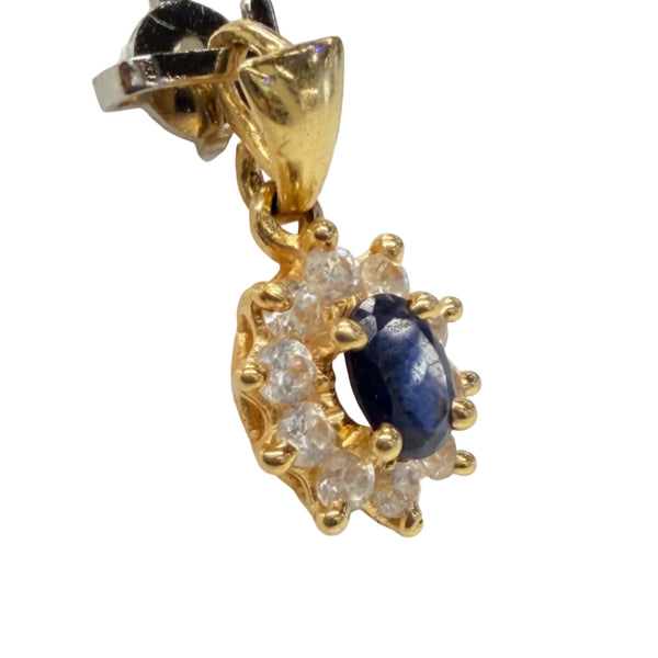 Pendentif Marguerite en Or Jaune 18k - 1.77 G