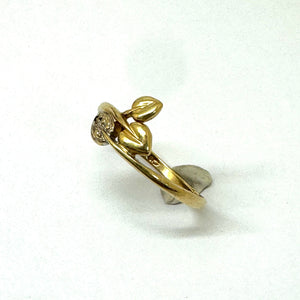 Bague Alliance en Or Jaune 18K - Taille 52.5 - 1.26 G