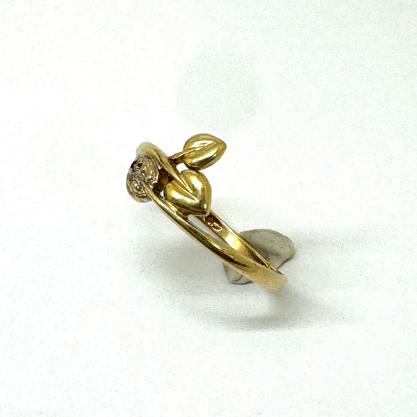 Bague Alliance en Or Jaune 18K - Taille 52.5 - 1.26 G