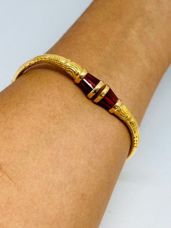 Bracelet Jonc Or Jaune 18 Carats