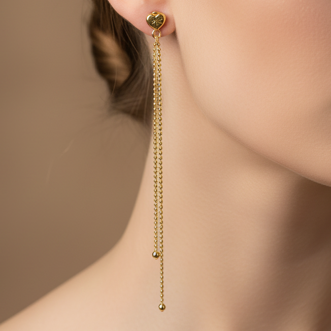 Boucle Clou Or Jaune 18K