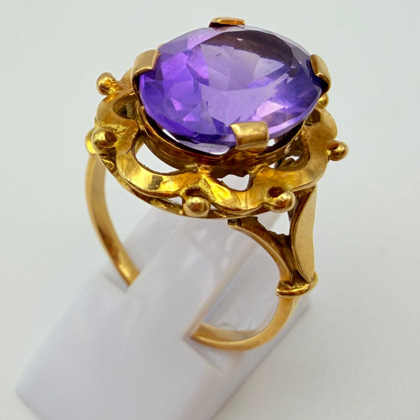 Bague en Or Jaune 18K Taille 58 - 5.75 Grs