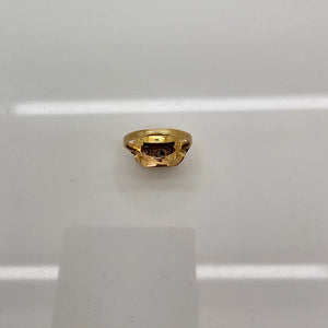 Bagues Tank en Or Jaune 18 K - Taille 56