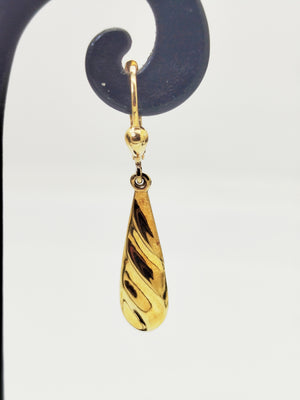 Boucles d'oreilles en or jaune 18 K - 4.32 G
