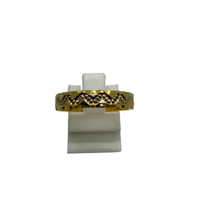 Bague en or jaune 18K - Taille 56 - 3.88 Grs