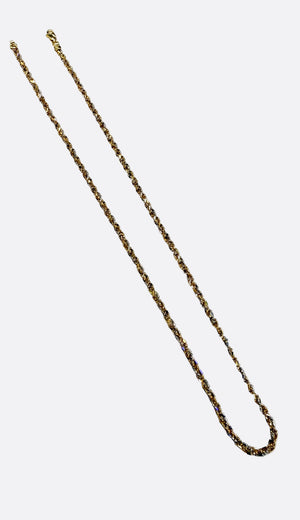 Collier en or jaune et blanc 18k - 10.93 G