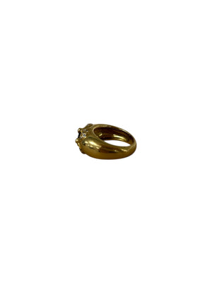 Bagues en or jaune 18 K - Taille : 56 - 14.23 G