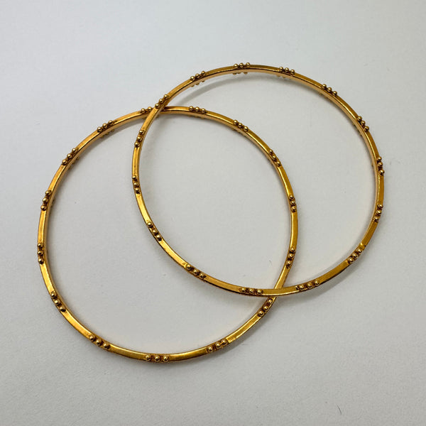 Bracelet Travaillé  Jonc Or Jaune 18K -  9.20 Grs