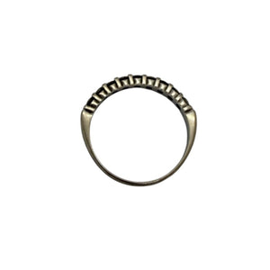 Bague Diamants en Or Blanc 18K - Taille 54 - 2.61G