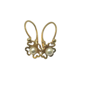 Boucles d'oreilles Dormeuses en Or Jaune 18K