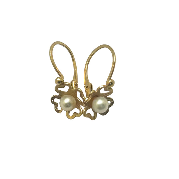 Boucles d'oreilles Dormeuses en Or Jaune 18K