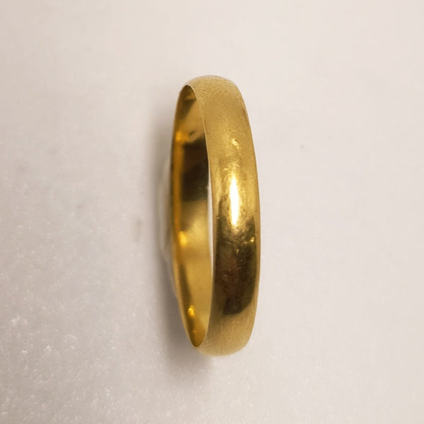 Bagues Alliance Or Jaune 18k T.62 Trace usure