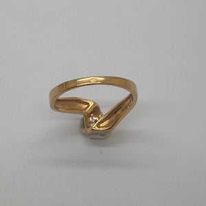 Bague en Or jaune 18K - Taille 49