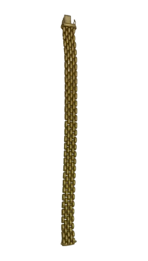 Bracelet Vintage Maillon Grain de Riz en Or Jaune 750/1000 - 22.36 Grs