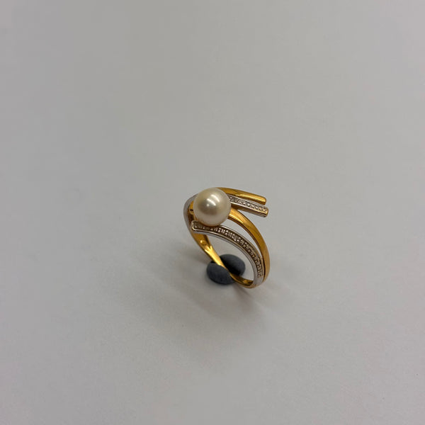 Bague en Or Jaune 18K - Taille 51