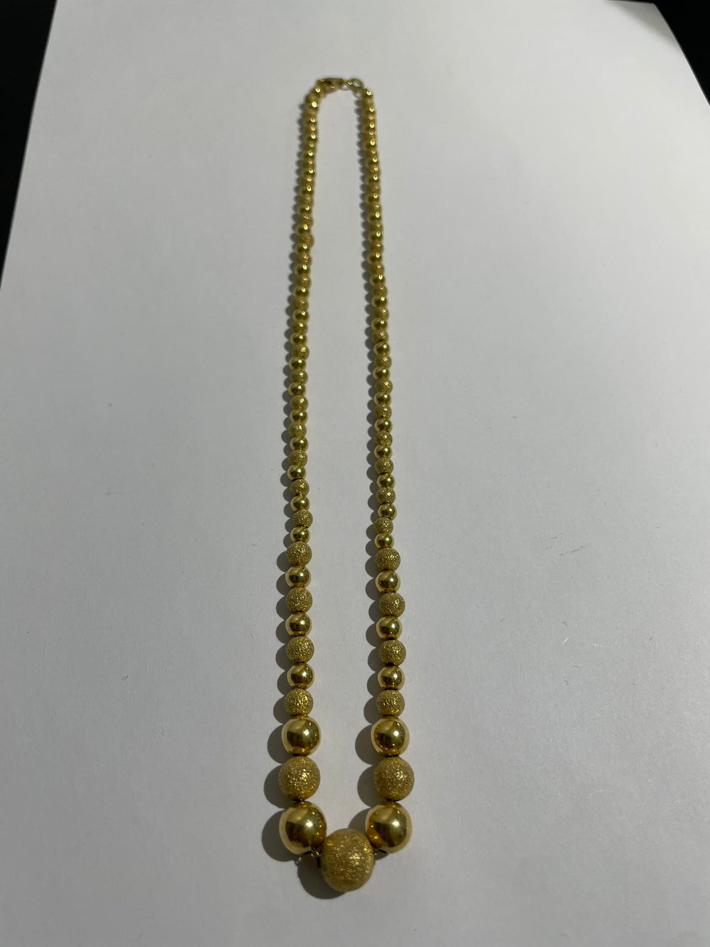 Collier Ras du Cou en Or Jaune 18K Maille marseillaise