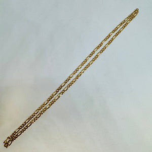 Collier Matinée en Or Jaune 18 Carats Figaro 62cm