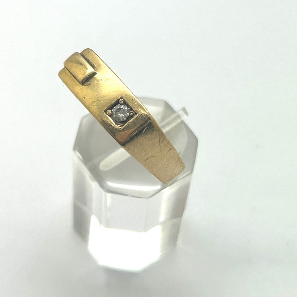 Bague chevalière en Or Jaune 18K