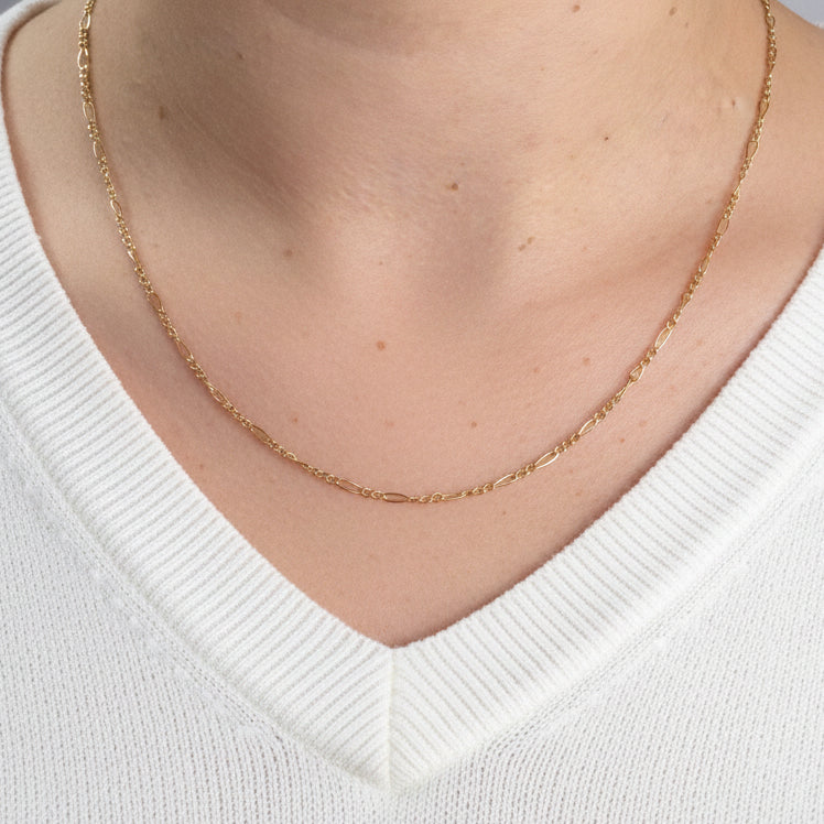 Collier Ras du Cou en Or Jaune 18 K -  1.94 G