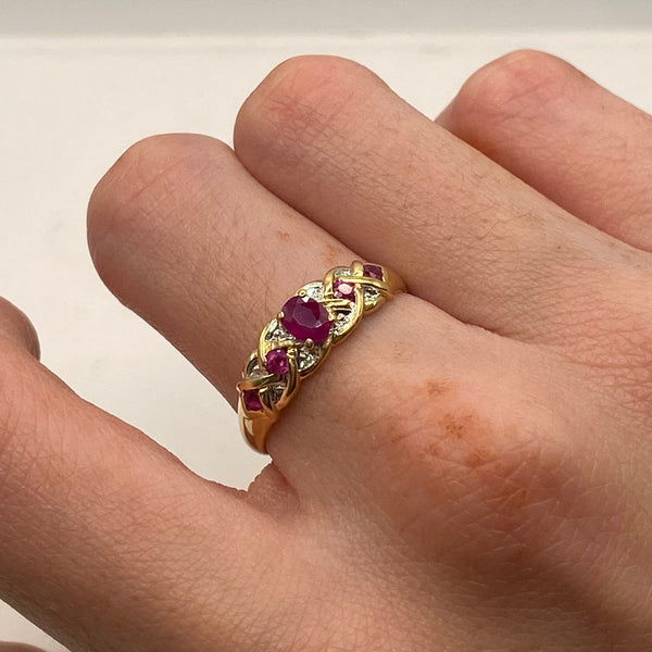 Bague en or jaune 18K - 2.28 G