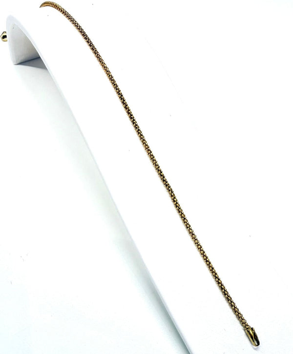 Bracelet chaîne de cheville en Or jaune 18K - 2.51g