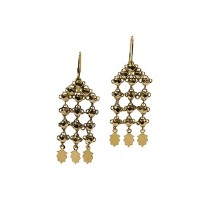 Boucles d'oreilles dormeuses en or jaune