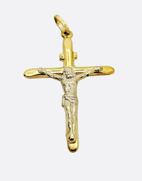 Pendentif Croix en Or Jaune 18K - 1.63 Grs