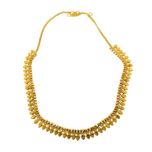 Collier Princesse Pampilles en Or Jaune 18K