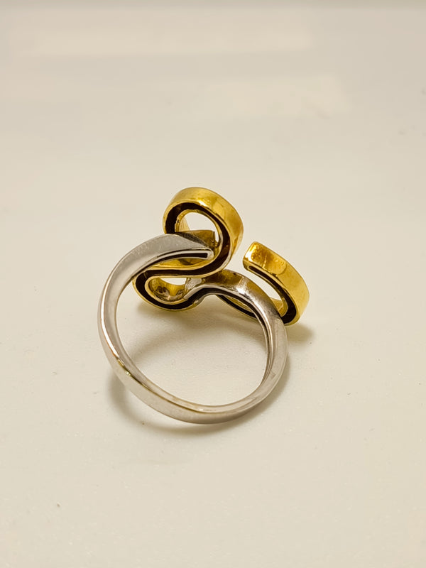 Bague en Or jaune et Gris 18 carats