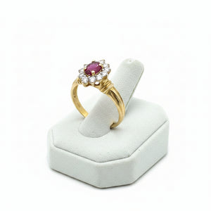 Bagues Or Jaune 18 K - Taille 54 - 2.75 G