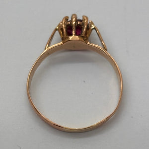 Bague Or Jaune 18K - Taille 53 - 1.84g