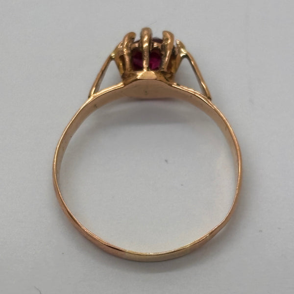 Bague Or Jaune 18K - Taille 53 - 1.84g