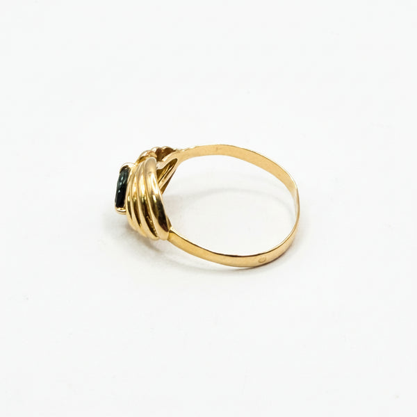 Bague en or jaune 18 K - Taille 52 - 1.71 G