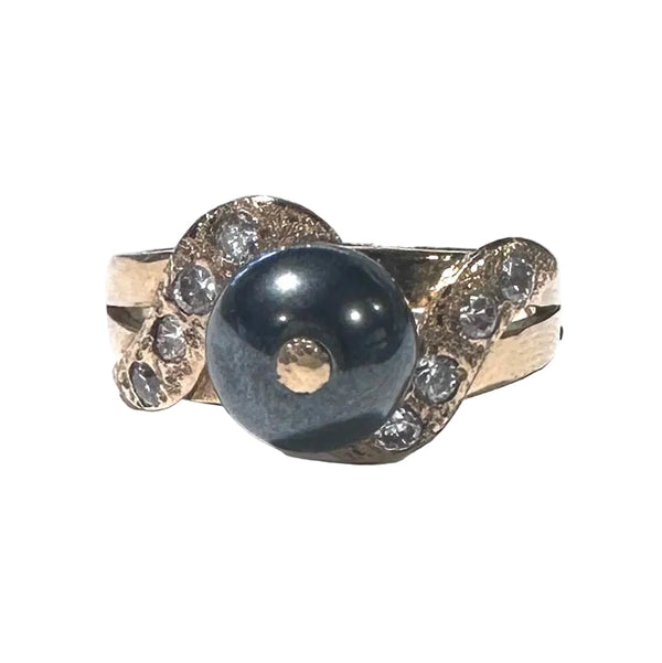 Bague Empierrée Or Jaune 18K