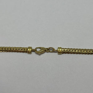 Collier Ras du Cou en Or Jaune 18K - 9.06g