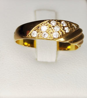 Bagues en or jaune 18K Taille-56