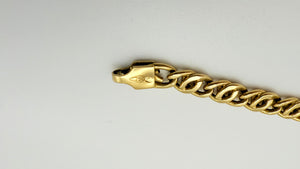 Bracelet Gourmette Or Jaune 18K 5.28 Grs