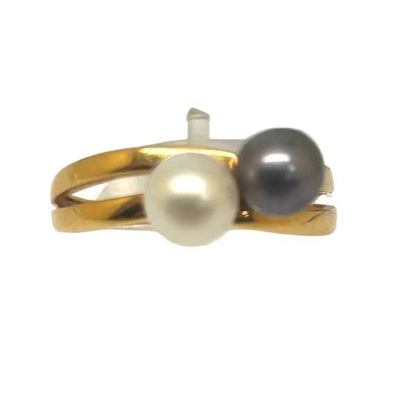 Bagues en Perles d'Or Jaune 18K